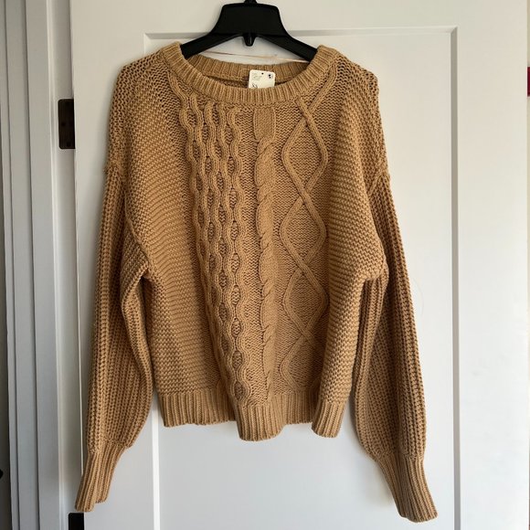 Free People Sweaters - Free People NWT Dream Mixed-Knit Sweater Size XS